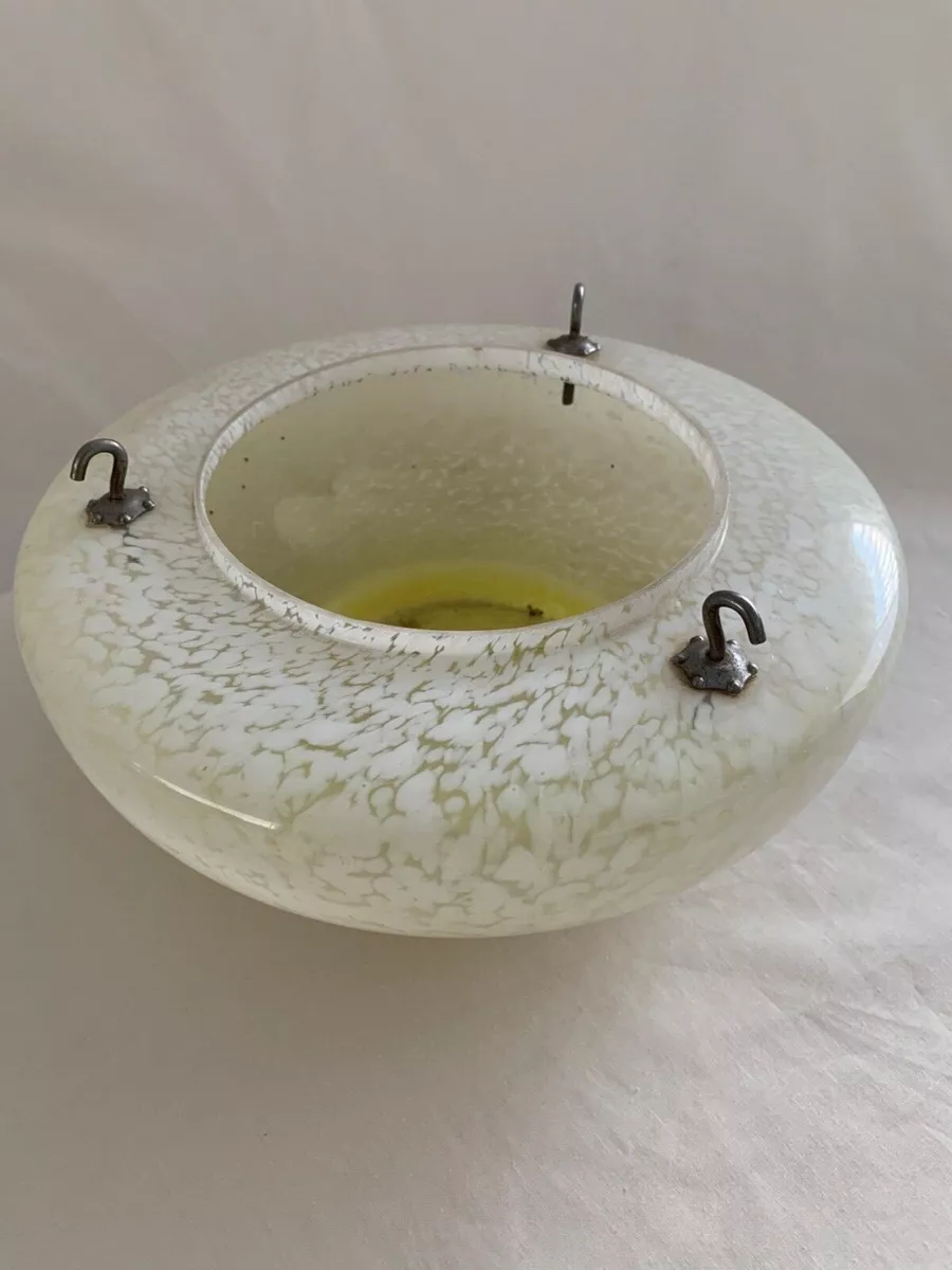 Vintage Art Deco Fly Catcher Glass Bowl Ceiling Light eBay
