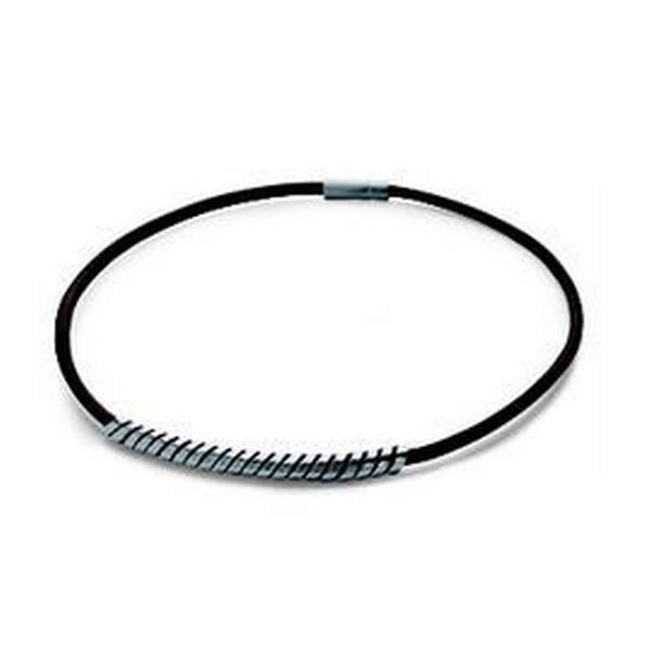 Collier marron pour homme 46 cm pendentif anti-allergique ne noircit pas