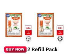 Ajinomoto Aji-Shio Flavored White Pepper Refill Pack 40g x 2packs