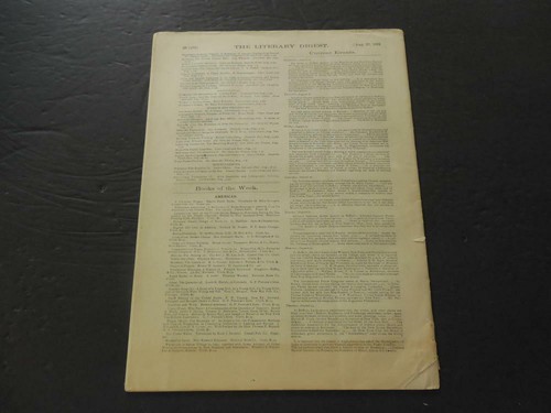The Literary Digest Aug 27 1892 English Elections From An Italian View ID:25497 - Picture 3 of 3