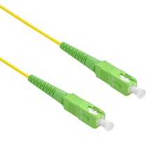 5m SC/APC-SC/APC Singlemode Simplex OFNR 3.0mm Fiber Optic Patch Cable