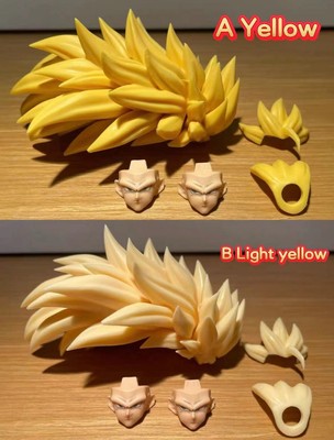 custom DRAGON BALL  S.H.Figuarts ssj3 goku head kit（ No Figure）
