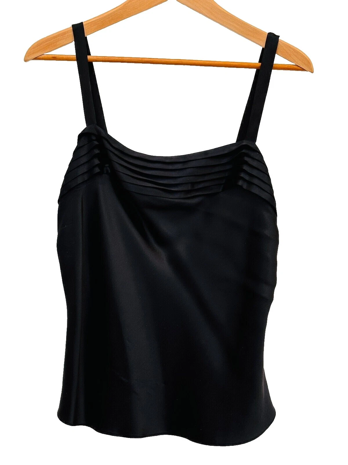 Tamaño Regular 100% Seda Vintage camisolas para Mujeres