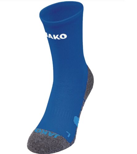 JAKO Socken Trainings-Socken Sport-Socken Fußball-Socken 3911-04 Blau/Grau - Afbeelding 1 van 1