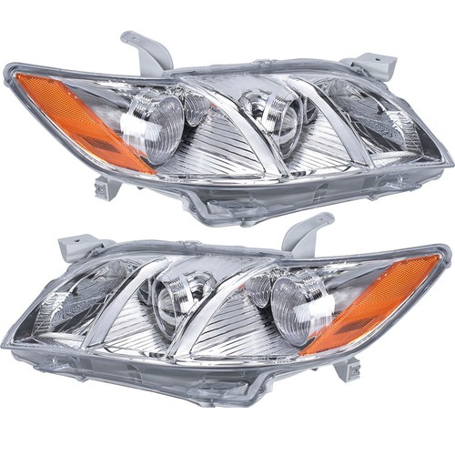 2007-2009 TOYOTA CAMRY PROJECTOR HEADLIGHTS CCFL HALO CHROME