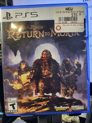 The Lord of the Rings: Return to Moria - PlayStation 5/ VERY GOOD/ NO SCRATCHES