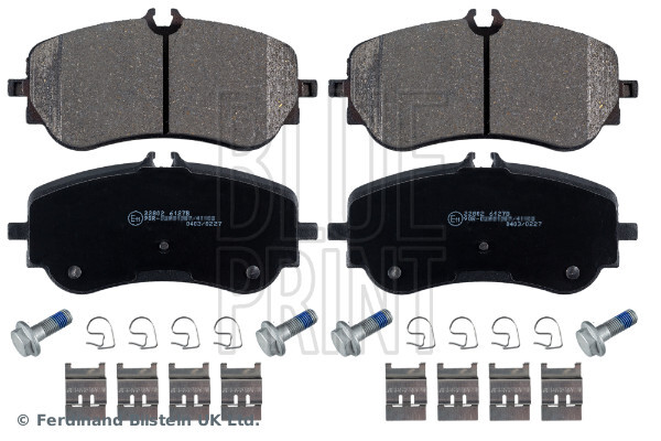 Brake Pads Set fits VW AMAROK 3.0D Rear 16 to 22 Blue Print 2H6698451 2H6698451A - Image 13