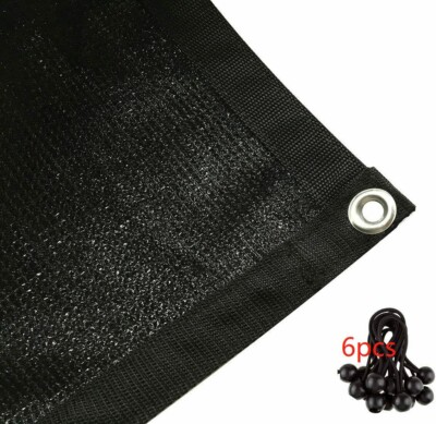 CERBIOR 90% Sun Shade Cloth with Grommets for Pergola Cover Canopy 10x16ft