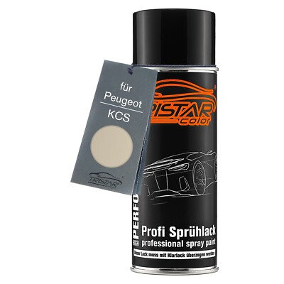 Autolack Spraydose für Peugeot KCS Beige Solstice Metallic Basislack Sprühdose