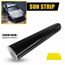 60x12 Car Window Tint Windshield Sun Visor Vinyl Pvc Decal Strip Sticker Gloss