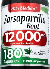 FITO MEDIC'S Sarsaparilla Root| Concentrated Extract | 180 Capsules