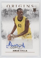2021-22 Panini Chronicles Draft Picks Origins Rookie Bronze Amar Sylla Auto no9