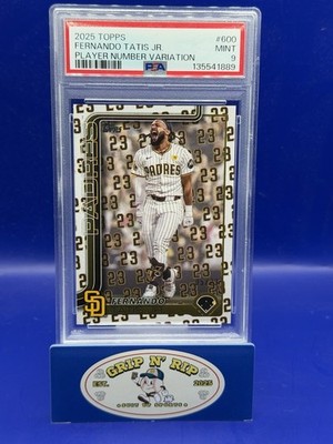 2025 Topps Fernando Tatis Jr Player Number Variation 23/23 PSA 9 JERSEY #