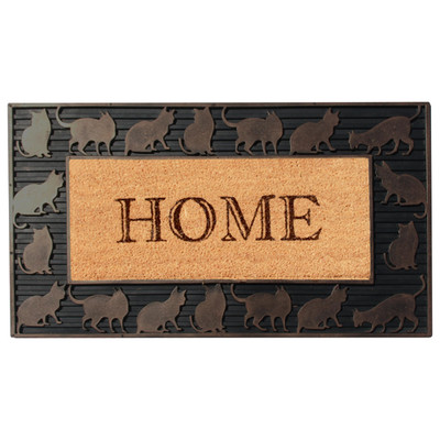 A1 Home Collections A1Hc Natural Coir And Rubber Large Door Mat 18 X 30Thick