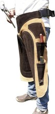 70cm - 27 inch farrier apron, premium full grain leather hoof apron