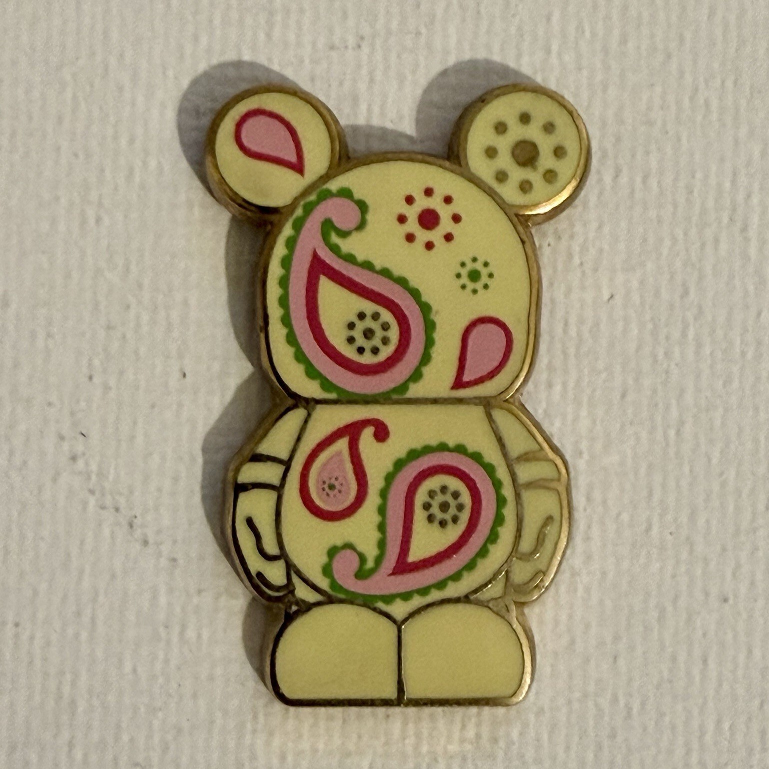Disney Vinylmation Paisley Pin 2010 Single Trading Collectible