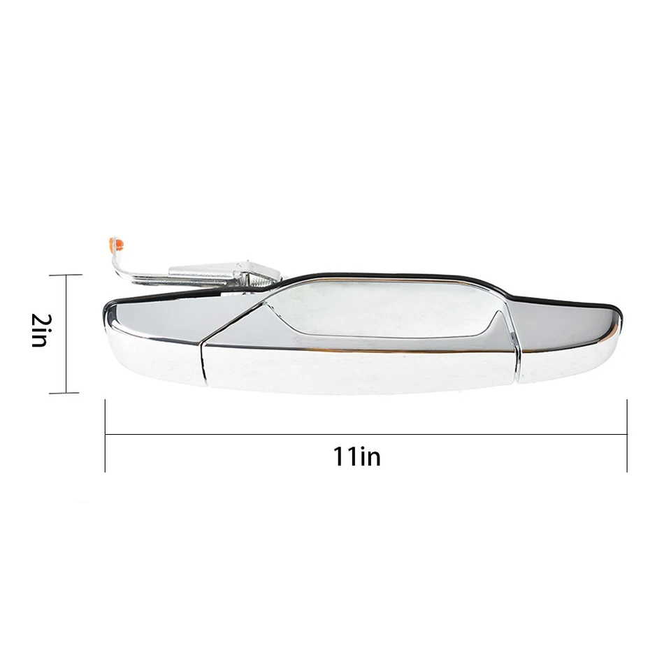 Rear Right Suit For Chevrolet Silverado 2500 HD 2007-2014 Exterior Door Handle Foto 2 de 4