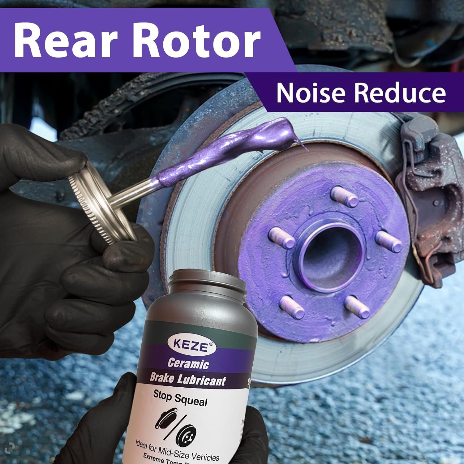 High Temp Ceramic Brake Caliper Grease and Pin Parts Lubricant for Auto Break...