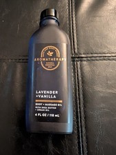 Bath Body Works Lavender Vanilla Aromatherapy Body Massage Oil 4 fl oz