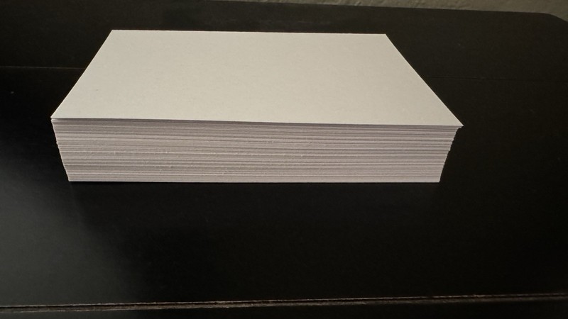 Creative memory white Photo Or Journaling mats 6” x 3 3/4