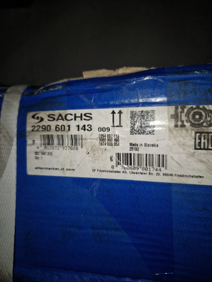 SACHS 2290 601 143 Clutch Kit for ,DACIA,MERCEDES-BENZ,NISSAN,RENAULT - Image 3 of 3