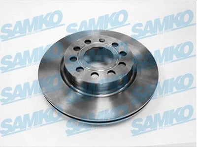 2X A1001V SAMKO Brake Disc for Audi, Seat, Skoda, VW