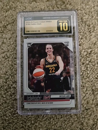 2024 Panini Instant WNBA #198 Caitlin Clark RC Rookie CGC 10 PRISTINE