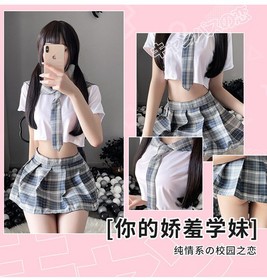 Sexy Women Lingerie Set Japan Sailor Student Cosplay Costumes Schoolgirl Uniform