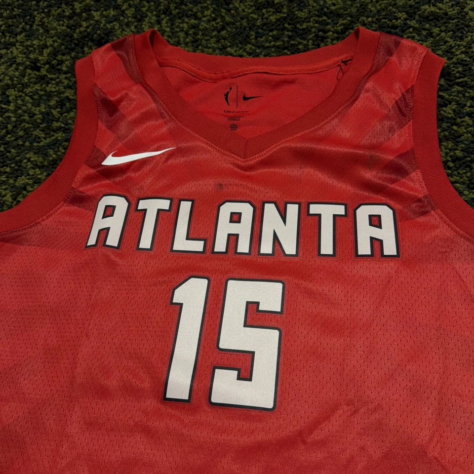 Nike Tiffany Hayes Atlanta Dream Red Explorer WNBA Victory Jersey Sz 48 Large - Image 3 of 4