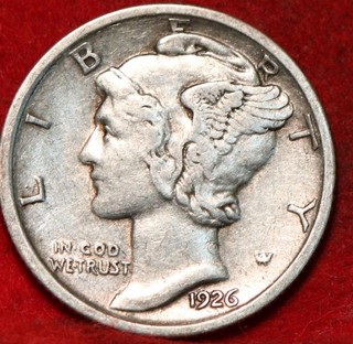 1926 D Denver Mint Silver Mercury Dime