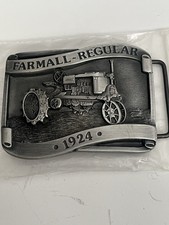 Vintage Spec-Cast Farmall -Regular 1924 Pewter Belt Buckle 140/500
