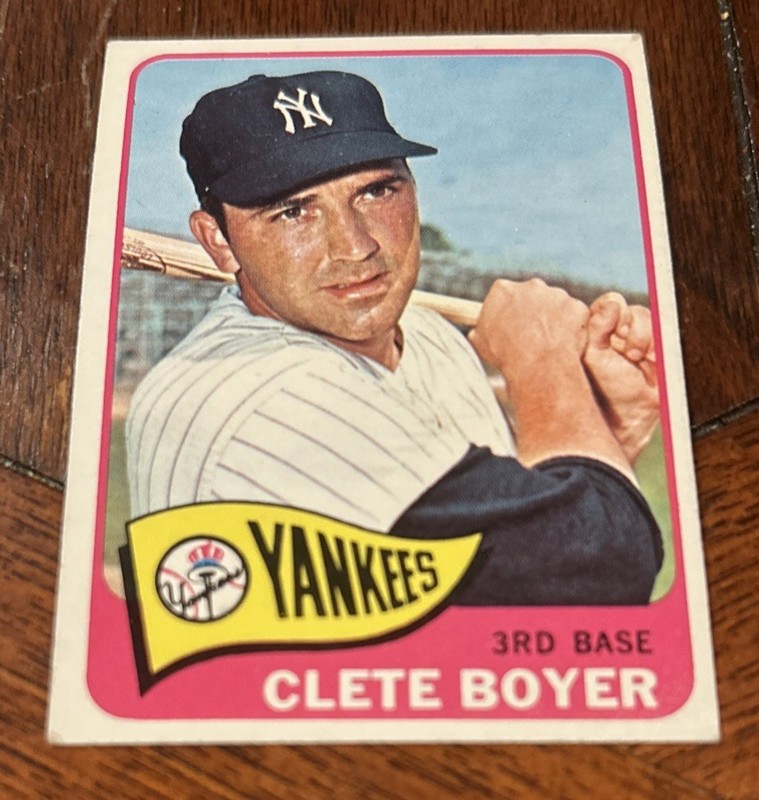 1965 Topps - Clete Boyer #475