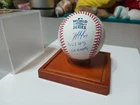 Yordan Alvarez Signed 2022 World Series Baseball "2022 WS Champs" w/New Display