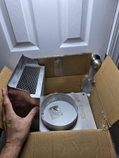 8" Stainless Steel Roof Vent Cap w/ Damper, Exhaust Vent for Dryer or Bathroom R