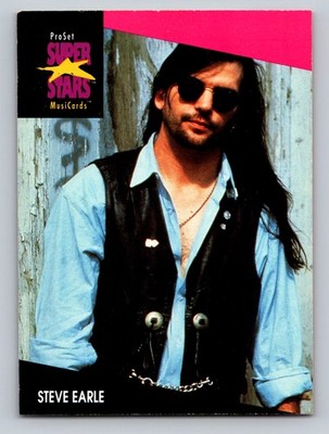 1991-92 Pro Set Super Stars MusiCards #167 Steve Earle