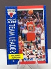 Michael Jordan 1991-92 Fleer Team Leader Card # 375