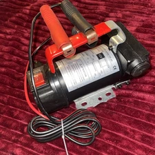 12V DC Portable Electric Fuel Transfer Extractor Pump Diesel Kerosene Oil Motor