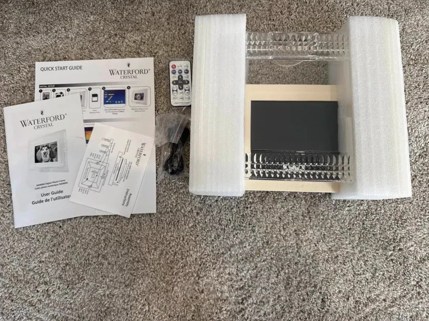 Waterford Crystal Digital Photo Frame MD8004 - Image 2 of 2