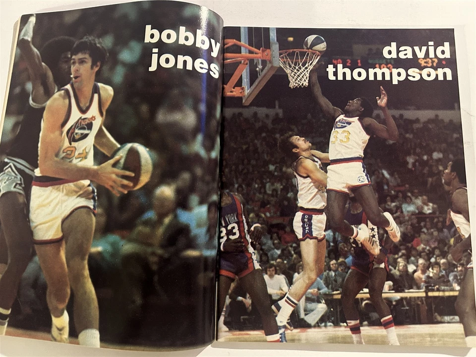 1976 ABA CHAMPIONSHIP Denver Nuggets New York Nets JULIUS ERVING David Thompson - Image 3 of 4