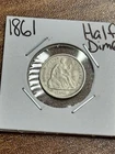 1861 P Seated Liberty Half Dime Nice XF Extra Fine U.S. 5c Type Coin (Raw16690)