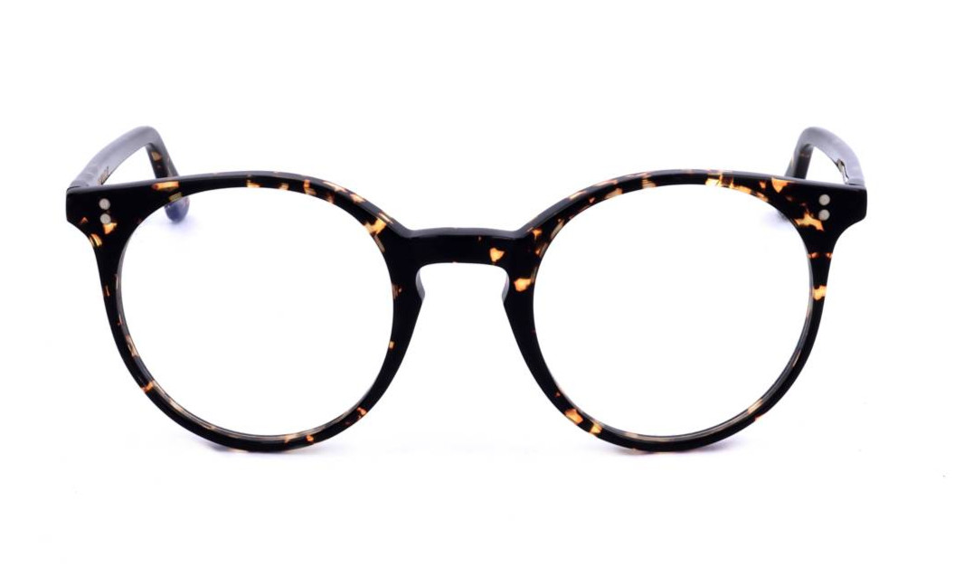 L.G.R Tigre 09 lunettes de vue rondes pantos écailles faites main