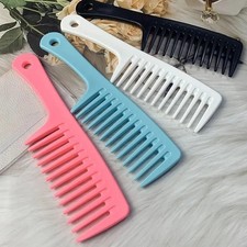 Hairdressing Tool Large Wide Toothed Curly Hair Comb Household for Beauty Random