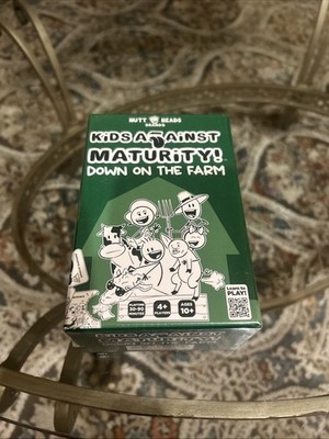NIB Kids Against Maturity Down on the Farm Stand-Alone Card Game Sealed