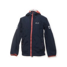 Jack Wolfskin, Allwetterjacke, Unisex (Kinder), Größe: 128, Blau/Orange #PSR