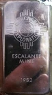1982 Johnson Matthey 10 oz Escalante Mine .999 Silver Bar Sealed with JM Assay