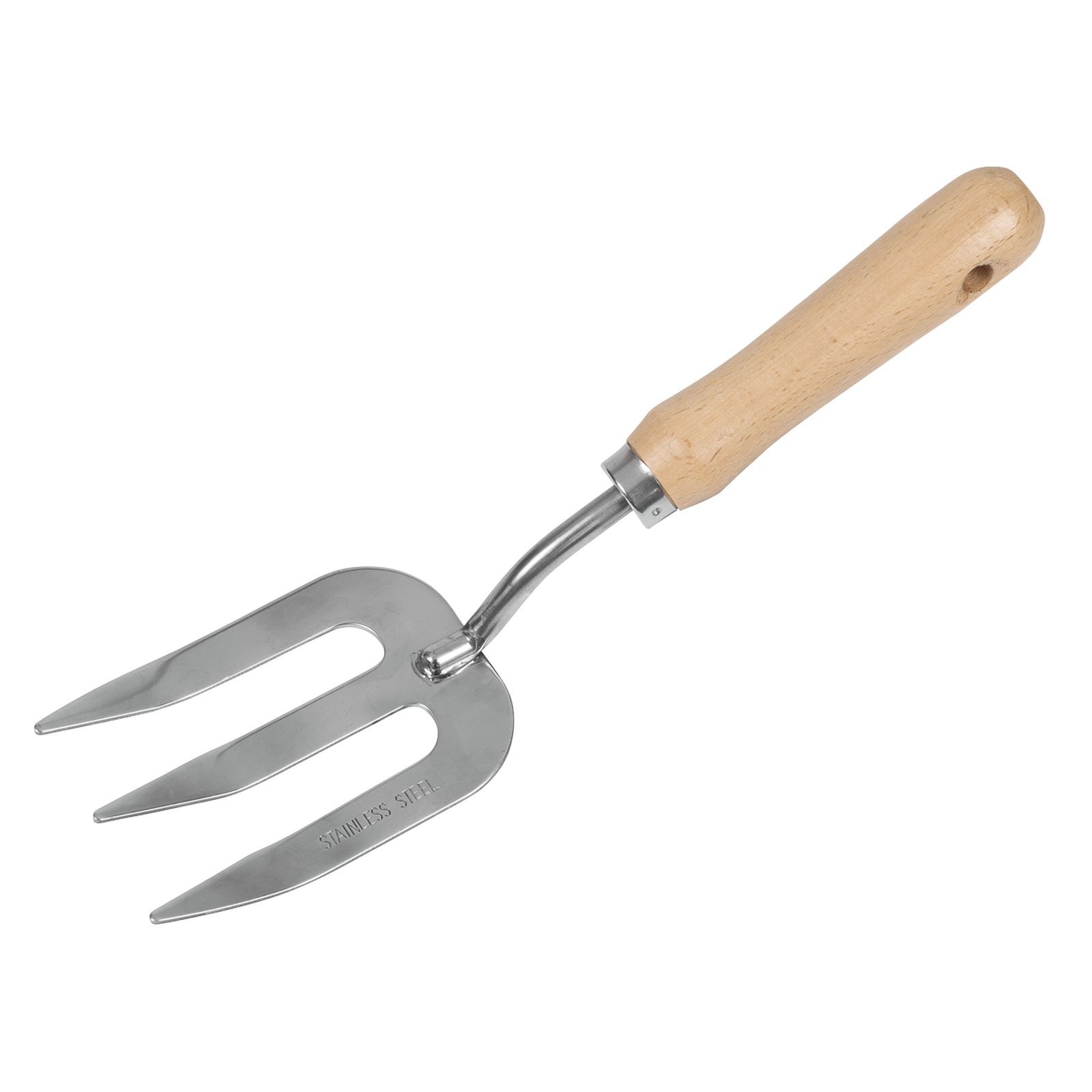 Premier Garden Hand Fork with Ash Handle & Stainless Steel Tines - GTWH007