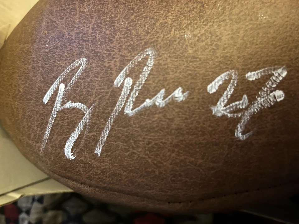 Fútbol Oficial NFL - Ray Rice Firmado/Autografiado - Firma Auténtica JSA Foto 2 de 4