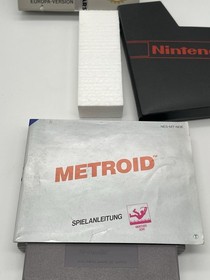 NES Metroid Nintendo Spiel inkl. OVP Anleitung Schuber