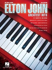 ELTON JOHN GREATEST HITS - BIG NOTE PIANO **Mint Condition**
