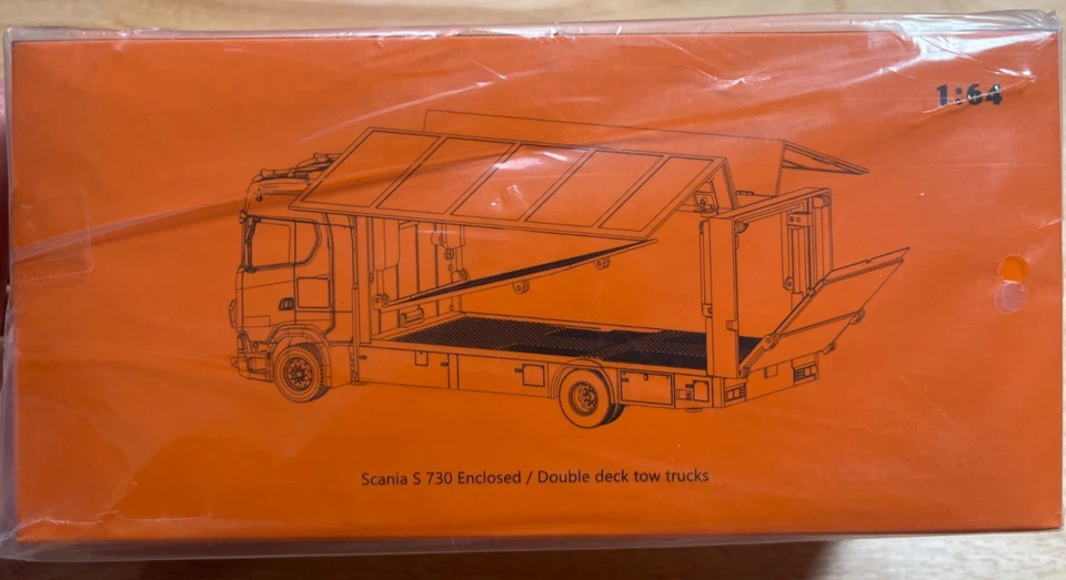 GCD Gaincorp Products 1:64 White Scania S 730 tow truck #65 - Image 2 of 4